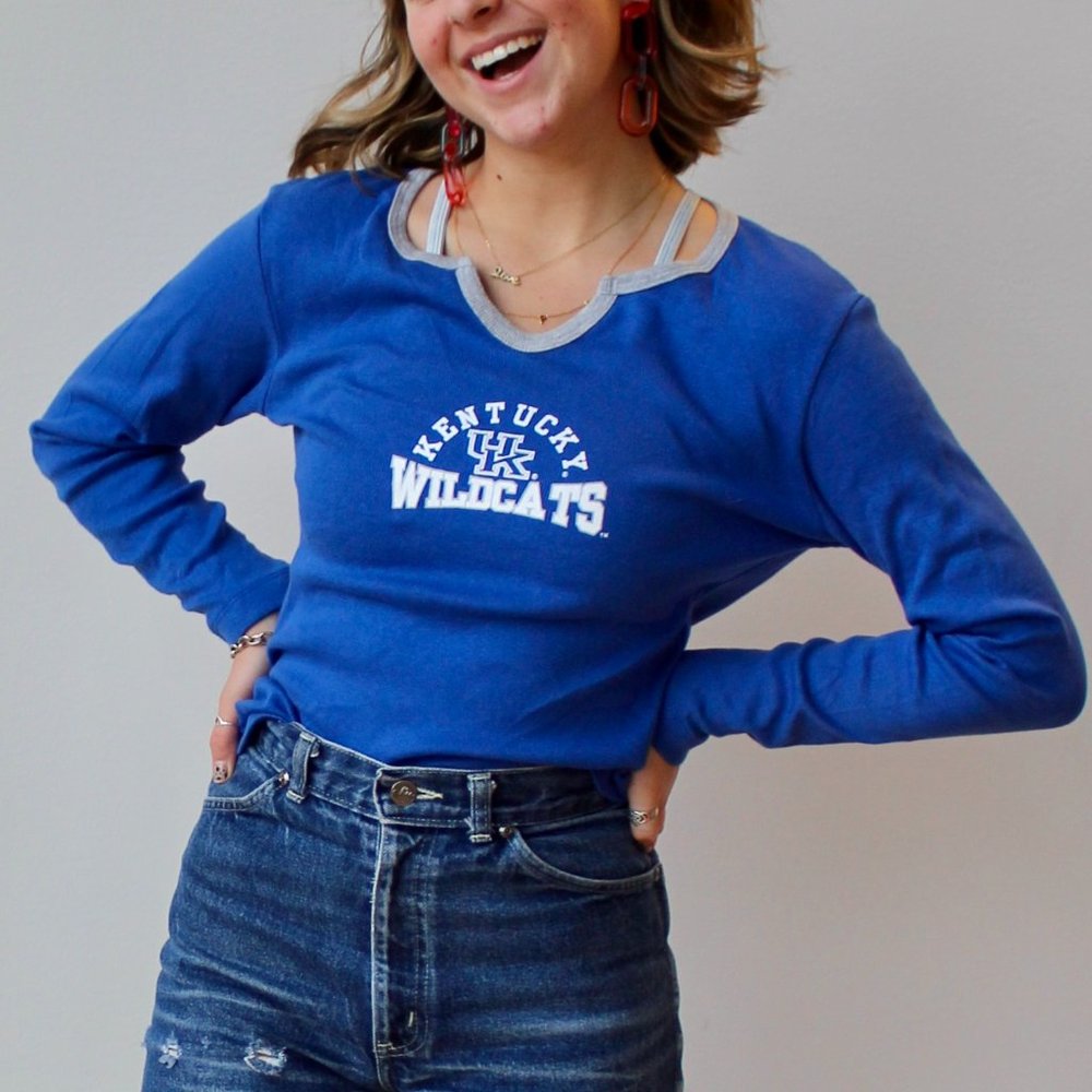 University of Kentucky Fitted Jersey - Royal Blue